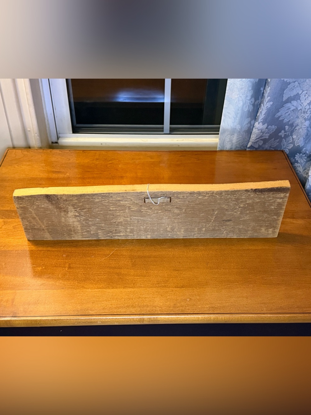 Rustic Wood Desk Sign with Pink Lettering - Picture 2 of 3